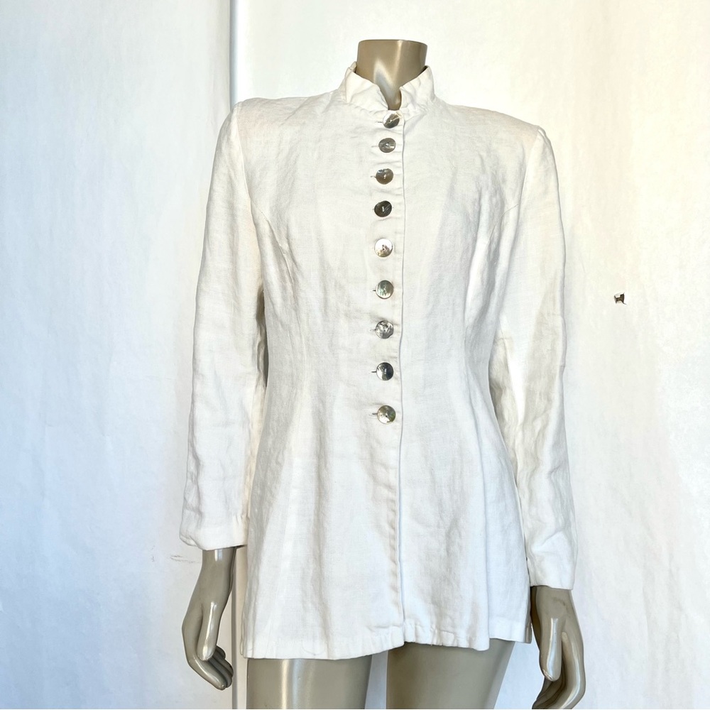 NOA NOA LEINEN & VISCOSE BLAZER